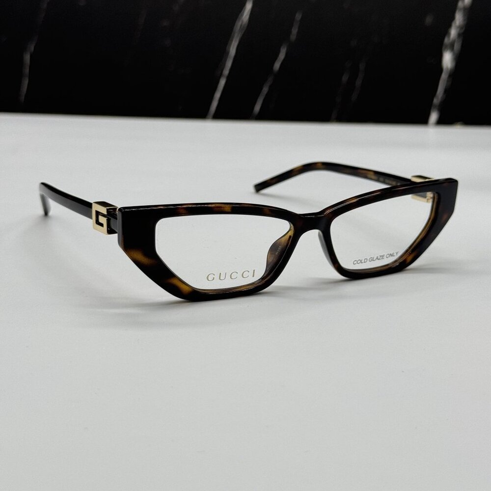 NEW GUCCI EYEGLASSES GG1683O 003 WOMEN HAVANA EYEWEAR GUCCI